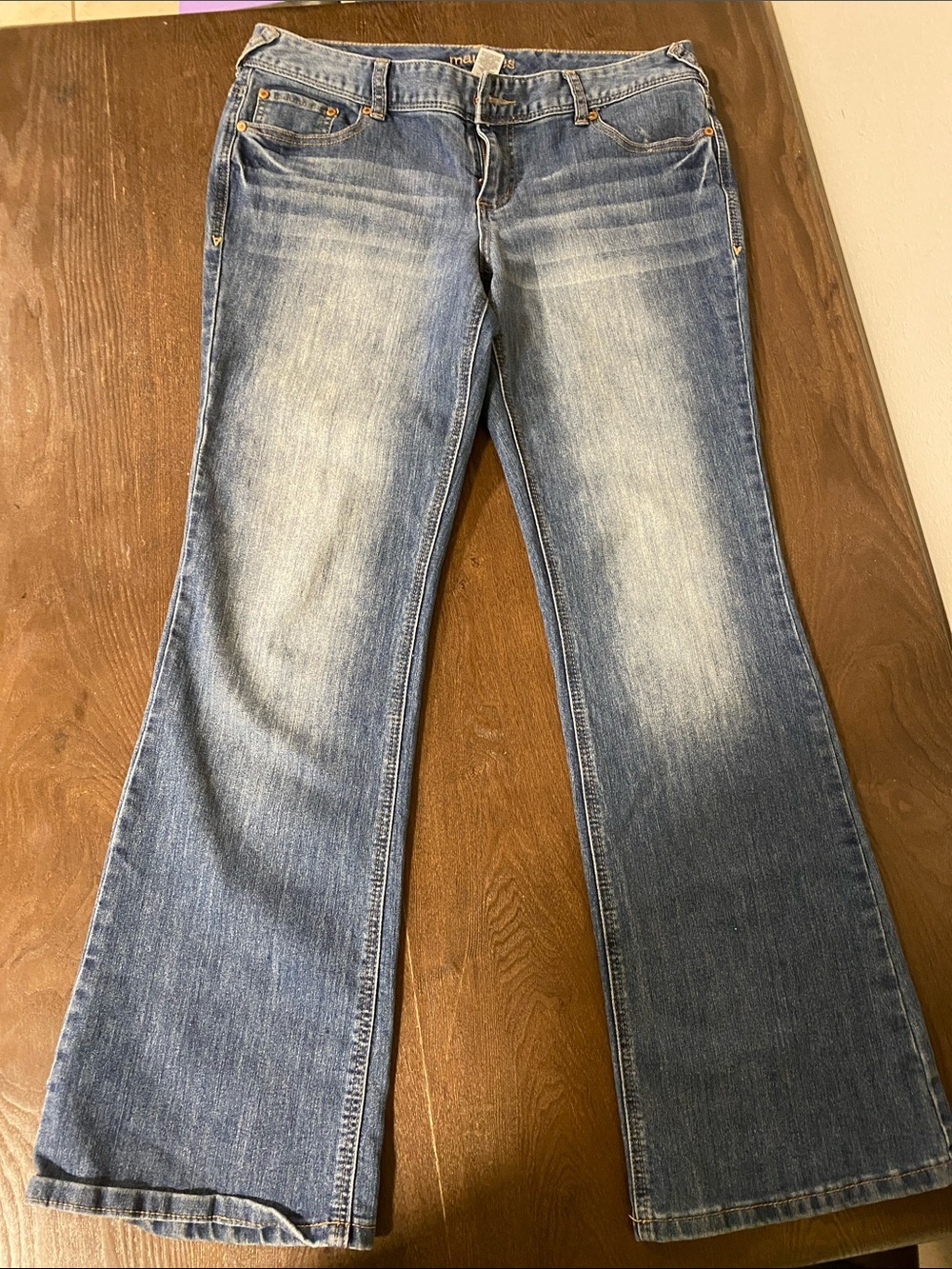 Maurices Light Blue Flare Jeans